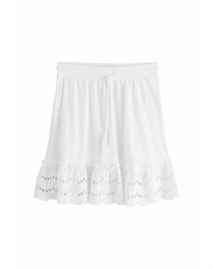 Юбка-колокол PETITE FIT, белый Next