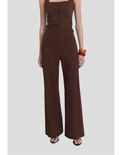 Брюки FLOWY, коричневый Mango