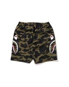 Пляжные шорты BAPE 1st Camo Side Shark, желтый A bathing ape®