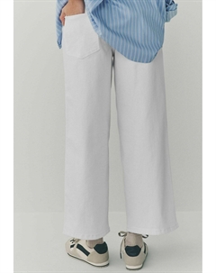 Расклешенные джинсы WIDE CROP LIFT AND SHAPE, белый Next