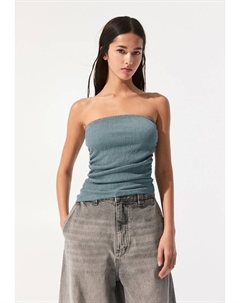 Топ ASYMMETRIC, синий Pull & bear