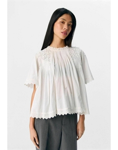 Блуза DETAILED, кремовый Object