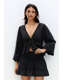 Юбка А-силуэта, черный Pull & bear