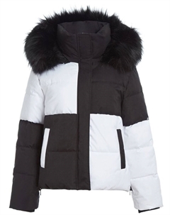 Куртка в стиле колор-блок с капюшоном, черный Apparis