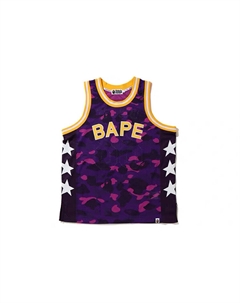 Баскетбольная майка Bape для мужчин, синий A bathing ape®