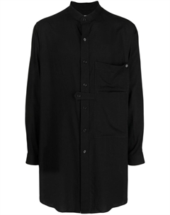 Рубашка оверсайз с длинными рукавами, черный Yohji yamamoto