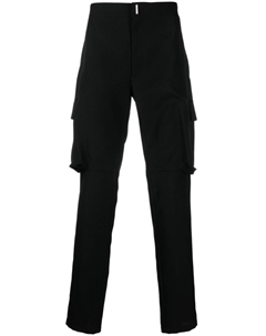 Прямые брюки карго, черный Givenchy
