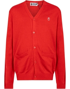 Кардиган из коллаборации с Kid Cudi, красный A bathing ape®