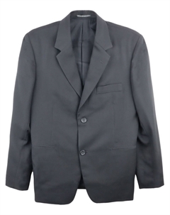 Однобортный шерстяной блейзер, черный Yohji yamamoto