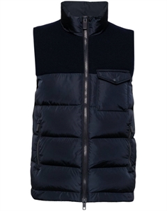 Трикотажный утепленный жилет, синий Aspesi