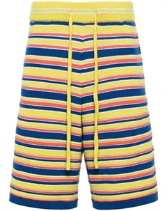 Шорты-бермуды в полоску, зеленый Agbobly