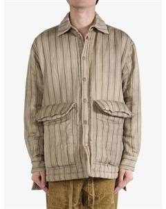 Полосатая рубашка Умы Ванг, коричневый Uma wang