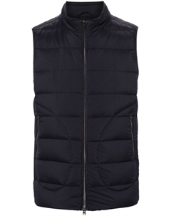 Жилет с воротником-стойкой, синий Herno