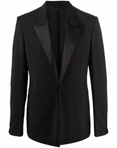 Пиджак с атласными лацканами, черный Givenchy