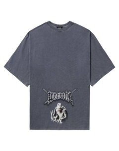 Футболка с графичным принтом Monster, синий We11done