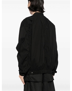 Дутая рубашка со складками, черный Songzio