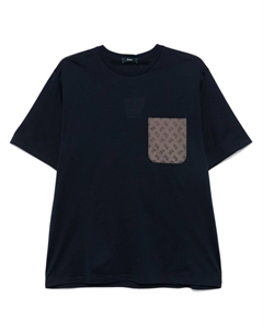 Футболка с вышитым логотипом, синий Herno