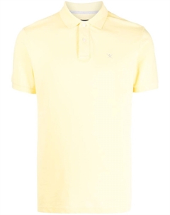 Рубашка поло с вышитым логотипом, желтый Hackett