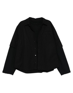 Многослойная рубашка, черный We11done