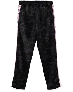 Спортивные брюки с камуфляжным принтом, черный A bathing ape®