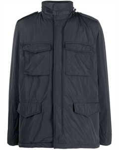 Ветровка с капюшоном и карманами, синий Aspesi