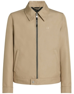 Бомбер с вышитым логотипом, нейтральный цвет Karl lagerfeld