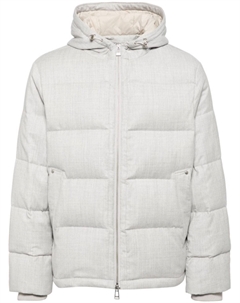 Пуховик с капюшоном, серый Man on the boon.