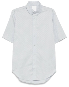 Рубашка с монограммой, синий Givenchy