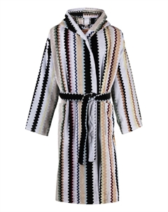 Халат с узором зигзаг, серый Missoni home