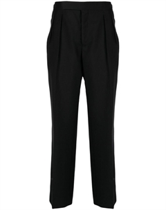 Шерстяные брюки прямого кроя, черный Paul smith