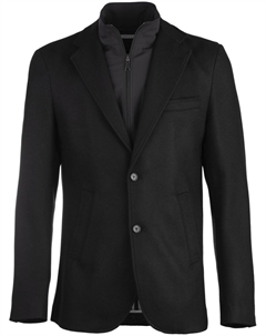 Многослойный кашемировый пиджак, черный Norwegian wool