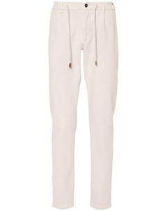 Брюки с кулиской, нейтральный цвет Eleventy