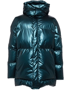 Пуховик Taiga, синий Unreal fur