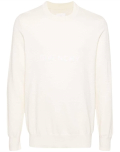 Свитер с вышитым логотипом, белый Givenchy