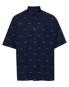 Рубашка с логотипом, синий Givenchy