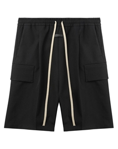 Шорты карго из смесовой шерсти, черный Fear of god