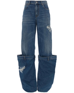 Джинсы Bucket прямого кроя, синий Jw anderson