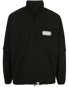 Бомбер с логотипом, черный A bathing ape®