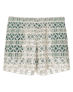 Шорты с вышивкой из коллаборации с Mahaslama, зеленый Amir slama