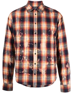 Рубашка в клетку, оранжевый Dsquared2