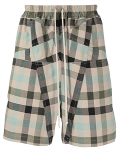 Шорты-бермуды Penta в клетку, бежевый Rick owens