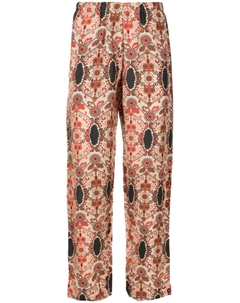Прямые брюки с графичным принтом, разноцветный Amir slama