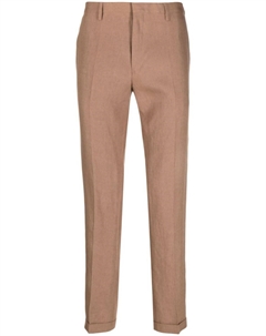 Брюки со складками, коричневый Paul smith