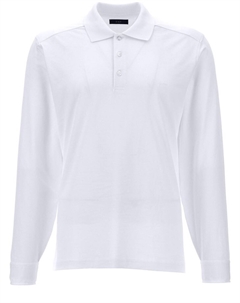 Рубашка поло с вышитым логотипом, белый Fay