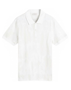 Рубашка поло с граффити, белый Alexander mcqueen