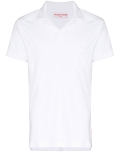 Рубашка поло Riveria с короткими рукавами, белый Orlebar brown