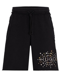 Спортивные шорты с логотипом, черный Hugo
