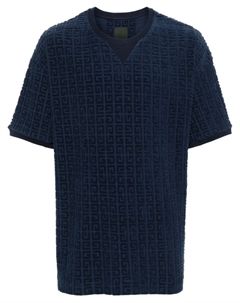 Махровая футболка 4G, синий Givenchy