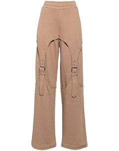 Спортивные брюки Guêpière из хлопка, коричневый Blumarine