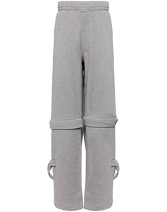 Спортивные брюки со съемными деталями, серый Givenchy